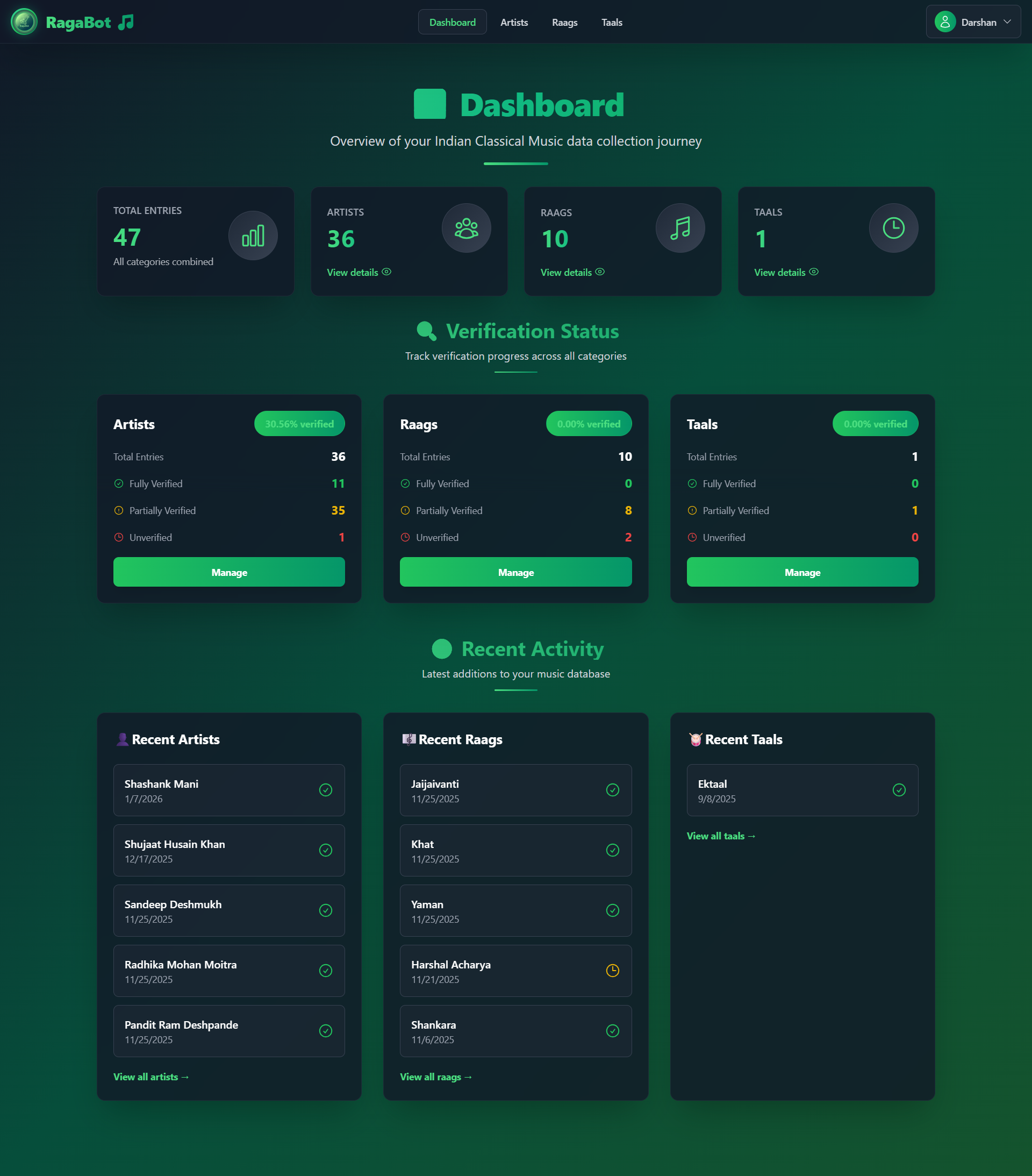 RagaBot – AI-Powered Indian Classical Music Platform